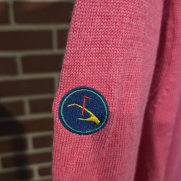 Peter Millar V-Neck 100% Merino Wool Mens Sweater Large - Picture 4 of 4